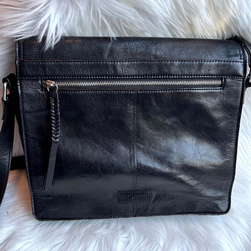 Leather Messenger Bag Satchel Shoulder Tote Crossbody   Travel